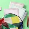 image:imageMr Pen Plastic Folders with Pockets and Prongs 5 Pack Letter Size  Flexible Plastic Folders with ProngsPastel Colors  Organizational Sheets