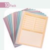 image:imageMr Pen Plastic Folders with Pockets and Prongs 5 Pack Letter Size  Flexible Plastic Folders with ProngsPastel Colors  Organizational Sheets