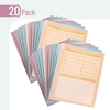image:imageMr Pen Plastic Folders with Pockets and Prongs 5 Pack Letter Size  Flexible Plastic Folders with ProngsPastel Colors  Organizational Sheets