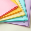image:imageMr Pen Plastic Folders with Pockets and Prongs 5 Pack Letter Size  Flexible Plastic Folders with ProngsPastel Colors