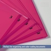 image:imageMr Pen Plastic Folders with Pockets and Prongs 5 Pack Letter Size  Flexible Plastic Folders with ProngsPink