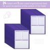 image:imageMr Pen Plastic Folders with Pockets and Prongs 5 Pack Letter Size  Flexible Plastic Folders with ProngsPurple  Organizational Sheets