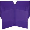 image:imageMr Pen Plastic Folders with Pockets and Prongs 5 Pack Letter Size  Flexible Plastic Folders with ProngsPurple