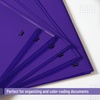 image:imageMr Pen Plastic Folders with Pockets and Prongs 5 Pack Letter Size  Flexible Plastic Folders with ProngsPurple