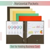 image:imageMr Pen Plastic Folders with Pockets and Prongs 5 Pack Letter Size  Flexible Plastic Folders with ProngsRetro Colors