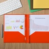 image:imageMr Pen Plastic Folders with Pockets and Prongs 5 Pack Letter Size  Flexible Plastic Folders with ProngsRetro Colors