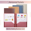image:imageMr Pen Plastic Folders with Pockets and Prongs 5 Pack Letter Size  Flexible Plastic Folders with ProngsTranslucent