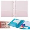 image:imageMr Pen Plastic Folders with Pockets and Prongs 5 Pack Letter Size  Flexible Plastic Folders with ProngsVintage Brown