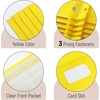 image:imageMr Pen Plastic Folders with Pockets and Prongs 5 Pack Letter Size  Flexible Plastic Folders with ProngsYellow  Organizational Sheets