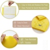 image:imageMr Pen Plastic Folders with Pockets and Prongs 5 Pack Letter Size  Flexible Plastic Folders with ProngsYellow  Organizational Sheets