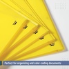 image:imageMr Pen Plastic Folders with Pockets and Prongs 5 Pack Letter Size  Flexible Plastic Folders with ProngsYellow