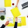 image:imageMr Pen Plastic Folders with Pockets and Prongs 5 Pack Letter Size  Flexible Plastic Folders with ProngsYellow