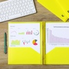 image:imageMr Pen Plastic Folders with Pockets and Prongs 5 Pack Letter Size  Flexible Plastic Folders with ProngsYellow