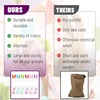 image:imageMr Pen Potato Sack Race Bags with Bunny Ears Headbands 382 x 235  Large Size 6 Set Sack Race Bags for Adults and Kids Family Game Outdoor Games Yard Games Bean Bag Game Set