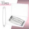 image:imageMr Pen Safety Pins 300 Pack Small amp Large Sizes Nickel Plated Steel  Silver Small and Large Safety Pins Bulk for Clothes Sewing Arts amp Craft RustResistant Heavy Duty StrengthSilver