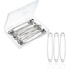 image:imageMr Pen Safety Pins 300 Pack Small amp Large Sizes Nickel Plated Steel  Silver Small and Large Safety Pins Bulk for Clothes Sewing Arts amp Craft RustResistant Heavy Duty StrengthSilver