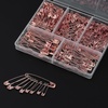 image:imageMr Pen Safety Pins 300 Pack Small amp Large Sizes Nickel Plated Steel  Silver Small and Large Safety Pins Bulk for Clothes Sewing Arts amp Craft RustResistant Heavy Duty StrengthRose Gold