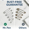 image:imageMr Pen Safety Pins 300 Pack Small amp Large Sizes Nickel Plated Steel  Silver Small and Large Safety Pins Bulk for Clothes Sewing Arts amp Craft RustResistant Heavy Duty StrengthSilver