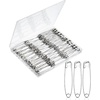 image:imageMr Pen Safety Pins 300 Pack Small amp Large Sizes Nickel Plated Steel  Silver Small and Large Safety Pins Bulk for Clothes Sewing Arts amp Craft RustResistant Heavy Duty StrengthSilver