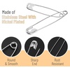 image:imageMr Pen Safety Pins 300 Pack Small amp Large Sizes Nickel Plated Steel  Silver Small and Large Safety Pins Bulk for Clothes Sewing Arts amp Craft RustResistant Heavy Duty StrengthSilver