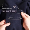 image:imageMr Pen Safety Pins 300 Pack Small amp Large Sizes Nickel Plated Steel  Silver Small and Large Safety Pins Bulk for Clothes Sewing Arts amp Craft RustResistant Heavy Duty StrengthSilver