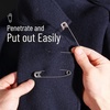 image:imageMr Pen Safety Pins 300 Pack Small amp Large Sizes Nickel Plated Steel  Silver Small and Large Safety Pins Bulk for Clothes Sewing Arts amp Craft RustResistant Heavy Duty StrengthSilver