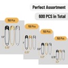 image:imageMr Pen Safety Pins Safety Pins Assorted 600 Pack