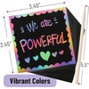 image:imageMr Pen Scratch Art for Kids with Wooden Stylus 125 pcs  Rainbow Scratch Paper Scratch Art PaperSmall