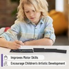image:imageMr Pen Scratch Art for Kids with Wooden Stylus 125 pcs  Rainbow Scratch Paper Scratch Art PaperSmall