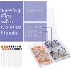 image:imageMr Pen Sewing Pins 300 pcs Sewing Pins with Colored Heads Pins  Quilting Pins Pins Sewing Sewing Pins for Fabric Straight Pins Sewing Fabric Pins Glass Head Pins Straight Pins