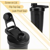 image:imageMr Pen Shaker Bottles  28 oz Pink Protein Mixer Bottle with Whisk Ball  Shaker Bottles for Protein ShakesBlack