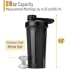 image:imageMr Pen Shaker Bottles  28 oz Pink Protein Mixer Bottle with Whisk Ball  Shaker Bottles for Protein ShakesBlack