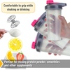 image:imageMr Pen Shaker Bottles  28 oz Pink Protein Mixer Bottle with Whisk Ball  Shaker Bottles for Protein ShakesGrayPink