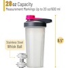 image:imageMr Pen Shaker Bottles  28 oz Pink Protein Mixer Bottle with Whisk Ball  Shaker Bottles for Protein ShakesGrayPink