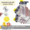 image:imageMr Pen Shaker Bottles  28 oz Pink Protein Mixer Bottle with Whisk Ball  Shaker Bottles for Protein ShakesGrayYellow