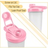 image:imageMr Pen Shaker Bottles  28 oz Pink Protein Mixer Bottle with Whisk Ball  Shaker Bottles for Protein ShakesPink
