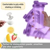 image:imageMr Pen Shaker Bottles  28 oz Pink Protein Mixer Bottle with Whisk Ball  Shaker Bottles for Protein ShakesPurple