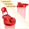 image:imageMr Pen Shaker Bottles  28 oz Pink Protein Mixer Bottle with Whisk Ball  Shaker Bottles for Protein ShakesRed