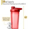 image:imageMr Pen Shaker Bottles  28 oz Pink Protein Mixer Bottle with Whisk Ball  Shaker Bottles for Protein ShakesRed