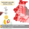 image:imageMr Pen Shaker Bottles  28 oz Pink Protein Mixer Bottle with Whisk Ball  Shaker Bottles for Protein ShakesRed