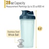 image:imageMr Pen Shaker Bottles for Protein Mixes 28 oz  Leak Proof Shaker Cups with Stainless Steel Wire Whisk Ball for Protein Shakes and Pre Workout Fathers Day GiftClear