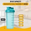 image:imageMr Pen Shaker Bottles for Protein Mixes 28 oz  Leak Proof Shaker Cups with Stainless Steel Wire Whisk Ball for Protein Shakes and Pre Workout Fathers Day GiftLight Blue