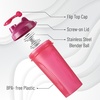 image:imageMr Pen Shaker Bottles for Protein Mixes 28 oz 4 Pack  Colorful Protein Shaker Bottle with Wire Whisk Ball Mixer BottleBlack  Purple  Pink  Mint