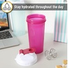 image:imageMr Pen Shaker Bottles for Protein Mixes 28 oz 4 Pack  Colorful Protein Shaker Bottle with Wire Whisk Ball Mixer BottleBlack  Purple  Pink  Mint