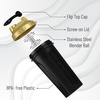 image:imageMr Pen Shaker Bottles for Protein Mixes 28 oz 4 Pack  Colorful Protein Shaker Bottle with Wire Whisk Ball Mixer BottleWhite  BlackGold Lid  Moss  Navy