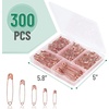 image:imageMr Pen Small Safety Pins 075 Inch 1500 Pack Silver  Nickel Plated Steel Rust Resistant Small Safety Pins Bulk for Clothes Sewing Arts amp CraftRose Gold