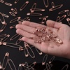 image:imageMr Pen Small Safety Pins 075 Inch 1500 Pack Silver  Nickel Plated Steel Rust Resistant Small Safety Pins Bulk for Clothes Sewing Arts amp CraftRose Gold