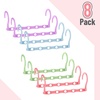 image:imageMr Pen Space Saving Hangers 8 pcs 360 Rotating Hooks  Magic Cascading Hanger Organizer with 5 Enclosed Slots Closet Organizers and Storage for ClothesPlayful Pop