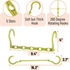 image:imageMr Pen Space Saving Hangers 8 pcs 360 Rotating Hooks  Magic Cascading Hanger Organizer with 5 Enclosed Slots Closet Organizers and Storage for ClothesAutumn Colors