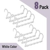 image:imageMr Pen Space Saving Hangers 8 pcs 360 Rotating Hooks  Magic Cascading Hanger Organizer with 5 Enclosed Slots Closet Organizers and Storage for ClothesWhite